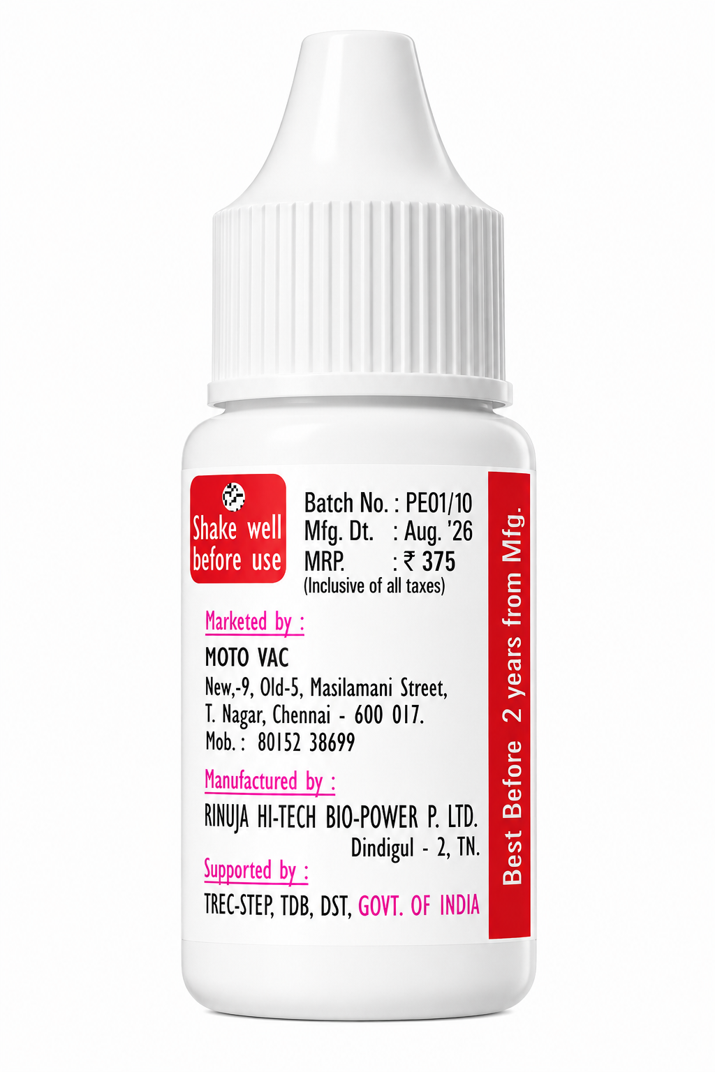 Moto Vac Bio-Oil Mileage Enhancer - Image 2